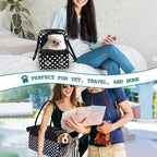 PetAmi Dog Purse Carrier for Small Dogs, Airline Approved Soft Sided Pet Carrier - Image 7
