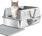 Stainless Steel Cat Litter Box by YOLLBERLifeStudio