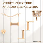 Cat Wall Shelves and Perches, Wall Mounted Cat Furniture - Image 8