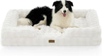 Orthopedic Dog Bed for Extra Large Dog, Soft and Warm Faux Fur Sofa for Giant by COZYKISS
