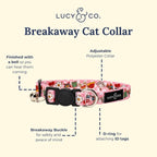 Lucy & Co. Cutie Patootie Breakaway Cat Collar - Image 2