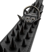 Serijoars Spiked Studded Dog Collar, PU Leather Dog Collar, Adjustable Pet - Image 4