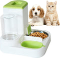 2 in 1 Automatic Cat Feeder & Water Dispenser, Gravity Pet Feeder Stainless by MUYG