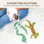 Cat Wand Toy with Round Base – Interactive Feather & Glow-in-The-Dark Octopus - Image 4