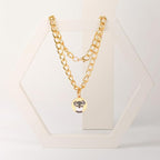 HOWWFALY Dog Collar and Cat Chain Necklace Stainless Steel Adjustable 18K Gold - Image 7