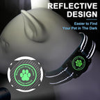 Airtag Dog Collar with Waterproof Air Tag Holder, Luminous Reflective, Soft - Image 5