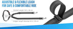 Dog Seat Belt for Car, Dual Pet Vehicle Headrest Restraint Safety Seatbelt - Image 8
