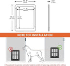 PETLESO Large Dog Door for Screen Door - Image 3