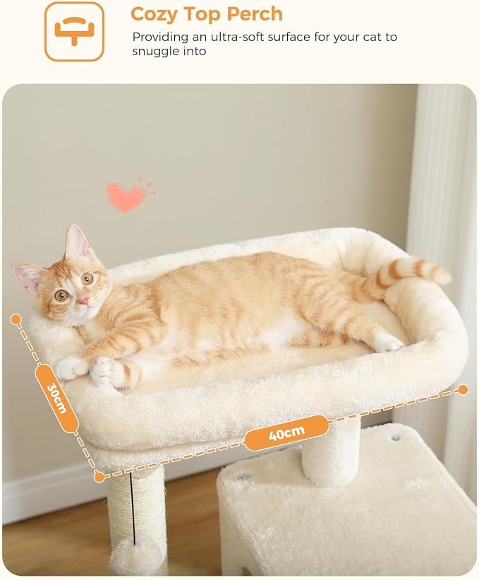 Cat Tree for Indoor Cats, 45.7" Multi-Level Cat Tower - Image 6
