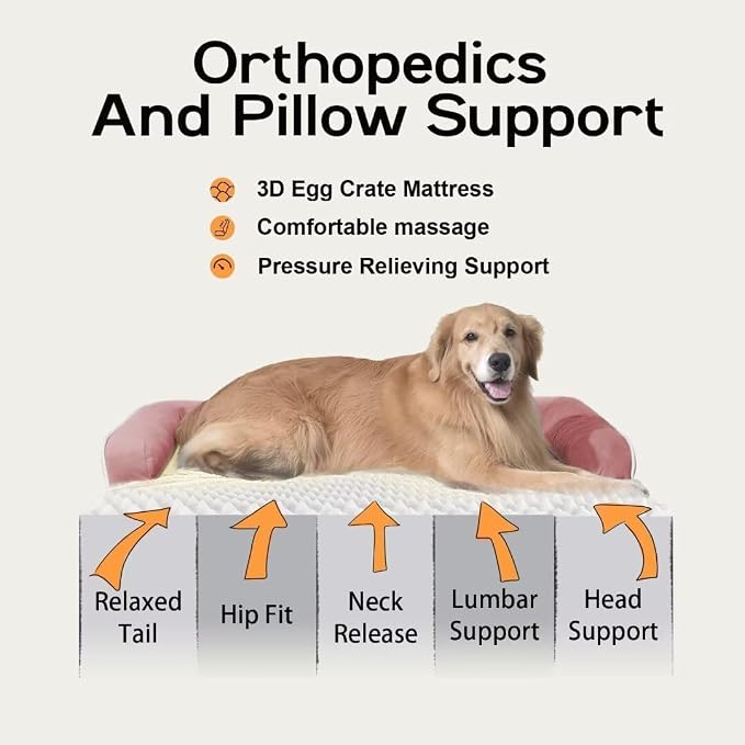 Small Dog Bed and Cat Sofa Waterproof Orthopedic Dog Beds - Image 3