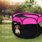 Portable Dog Playpen for Small Dogs Indoor Outdoor, Foldable Pet Puppy Playpens - Image 4