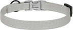Leather Cat Collar with Buckle and Removable Bell - Image 9
