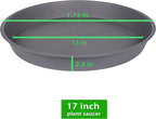 4 Pack of 16 17 inch Plant Saucer, 2.3" Depth, Heavy Duty Deep Plant Trays - Image 3