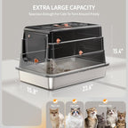 Stainless Steel Cat Litter Box - Image 3