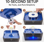 Veken Award-Winning Small Pet-Friendly Cat Water Fountain - Image 6