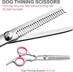 Professional Dog Grooming Scissors Kit, Titanium Coated Dog Scissors - Image 4