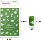 Best Pet Supplies Poop Bags for Dogs, 50% Post-Consumer Recycled Content dog - Image 2