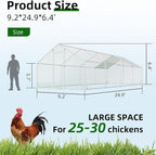 4ever2buy Large Metal Chicken Coop - Image 2