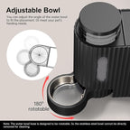 Gardner Pet Automatic Gravity Cat Food Feeder and Water Dispenser Stainless - Image 4