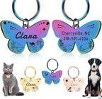Custom Butterfly Dog Tag by Unknown