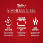 Jeffers Pet Standard Weight Stainless Steel Bowls - Image 4