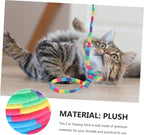 KABASI 3PCS Interactive Cat Rainbow Wand Toys, Colorful Cats String Toy Teaser - Image 6