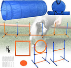 Agility Training Equipment for Dogs, Dog Agility Course Backyard Set Include by Bebegigi