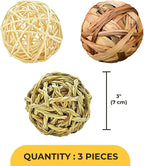 SunGrow Assorted Rabbit Chew Balls, Teething Activity Toy - Image 7