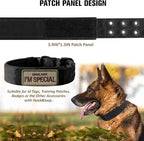 Tactical Dog Collar Military Adjustable Dog Collars Soft Nylon Training Collar - Image 5