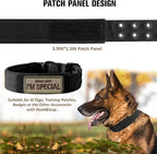 Tactical Dog Collar Military Adjustable Dog Collars Soft Nylon Training Collar - Image 4