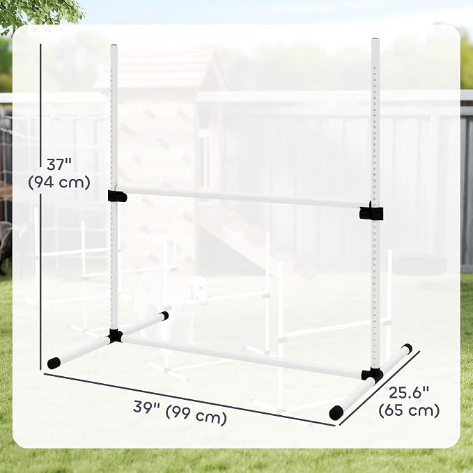 PawHut 4 Piece Dog Agility Training Equipment - Image 3