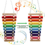 Dnoifne Colorful Bird Xylophone Toy, Suspensible Funny Xylophone Toy - Image 5