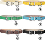 Weewooday 6 Pieces Leather Cat Collar by Weewooday