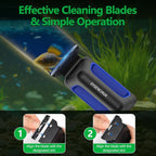 Aquarium Magnet Glass Cleaner, Double-Sided Detachable & Floating Algae Scraper - Image 5