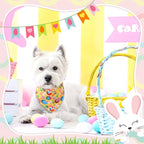 Aliceset 180 Pack Easter Dog Bandana Bulk, Easter Bandanas - Image 6