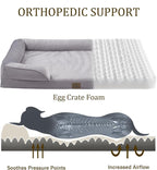 Bedfolks Orthopedic Dog Bed, Waterproof Dog Sofa Bed - Image 2