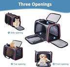 Soft-Sided Kennel Pet Carrier for Small Dogs, Airline Approved Cat Carriers Dog - Image 2