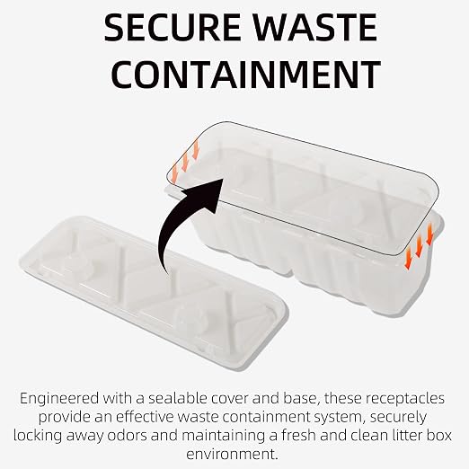 20-Pack Litter Box Waste Receptacles Compatible - Image 4
