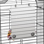 Colorday 7" Bird Mirror with Rope Perch, Bird Swing, Parrot Cage Toys - Image 5