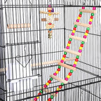 Yaheetech 39-inch Roof Top Large Flight Parrot Bird Cage - Image 8
