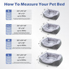 INVENHO Medium Dog Beds for Medium Dogs Washable, Rectangle Dog Bed Medium Size - Image 5