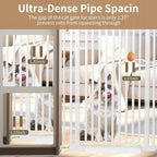 59“ Extra Tall Cat Gate for Doorway：29.4-33.4” Wide Pet Gate, Auto Close/One - Image 3