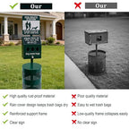Dog Waste Station, 12 Gallons Pet Waste Bin, Outdoor Dog Waste Disposal System - Image 4