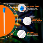 2PCS Fish Tank Cleaning and Feeder Kit, Fish Tank Cleaner Brush and Coral - Image 3