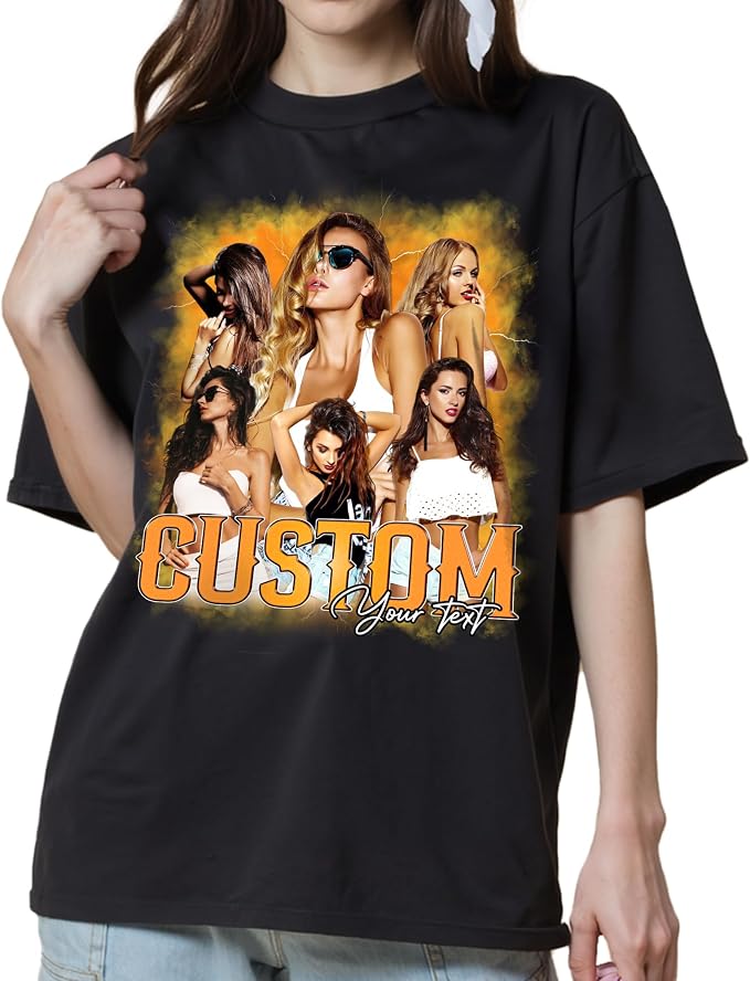 Custom Bootleg Rapper Graphic Tees Shirt – Retro 90s Vintage Style, by GLOXO