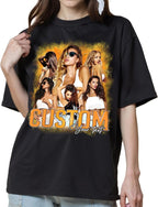 Custom Bootleg Rapper Graphic Tees Shirt – Retro 90s Vintage Style, by GLOXO