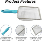 Murtenze Stainless Steel Cat Litter Scoop, Non-Stick Coated Metal Fine Sand - Image 4