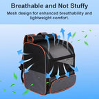 Pesen Cat Backpack Carrier, Breathable & Foldable Pet Carriers - Image 3