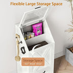 Dog Feeding Station with Storage Cabinet and 2 Elevated Dog Bowls, Hidden Pet - Image 7