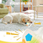 Dog Toy Ball with Handle, Toss and Fetch Play, Interactive Ball - Image 4
